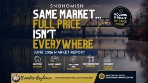 Snohomish Housing Market Report June 2026 | Full Price Isn't Everywhere